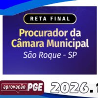 RETA FINAL PROCURADOR DA CAMÂRA MUNICIPAL DE SÃO ROQUE SP