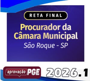 RETA FINAL PROCURADOR DA CAMÂRA MUNICIPAL DE SÃO ROQUE SP