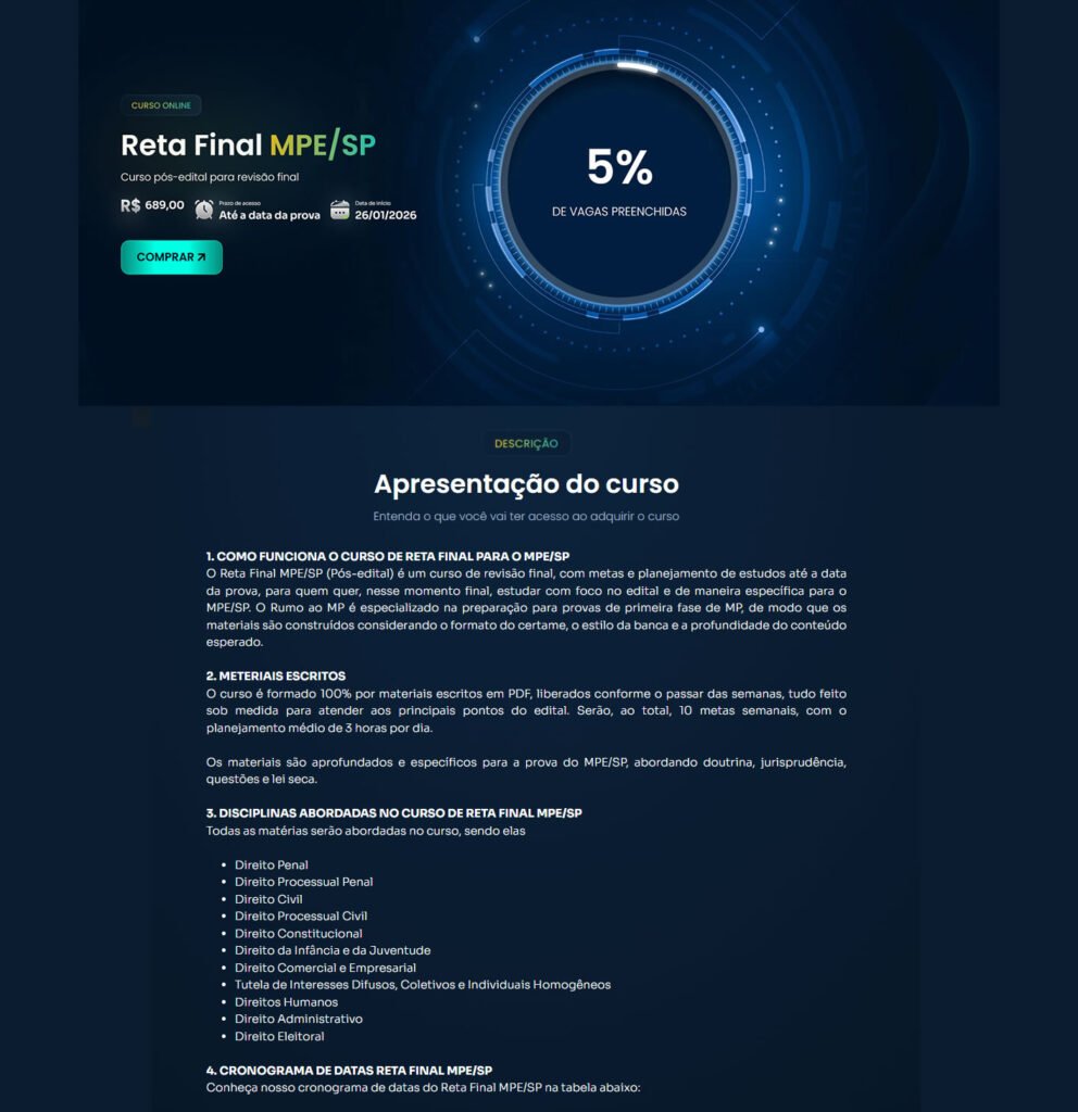 Reta Final MPE SP 2026 1