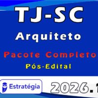 TJ SC (Arquiteto) Pacote 2026 (Pós Edital)