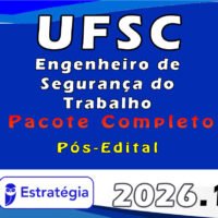 UFSC Engenheiro de Segurança do Trabalho